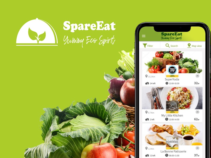 Redistributing Leftover Food For Those In Need - SpareEat App - SDG 2 - Social Impact Israel